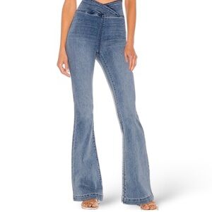 Free People Blue Flare Jeans